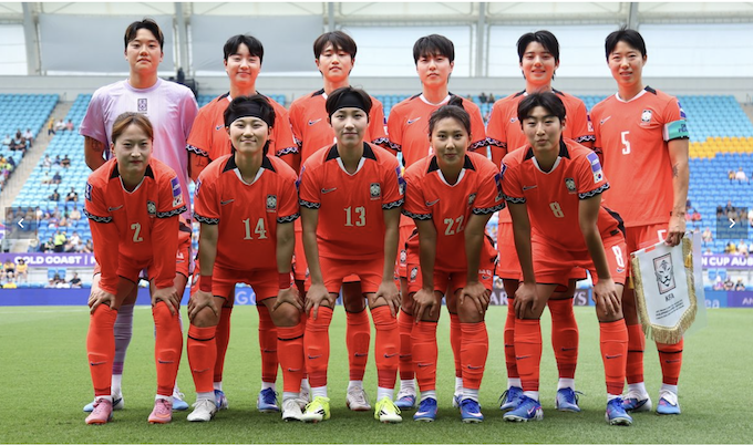 ĐT nữ Hàn Quốc đứng đầu bảng A