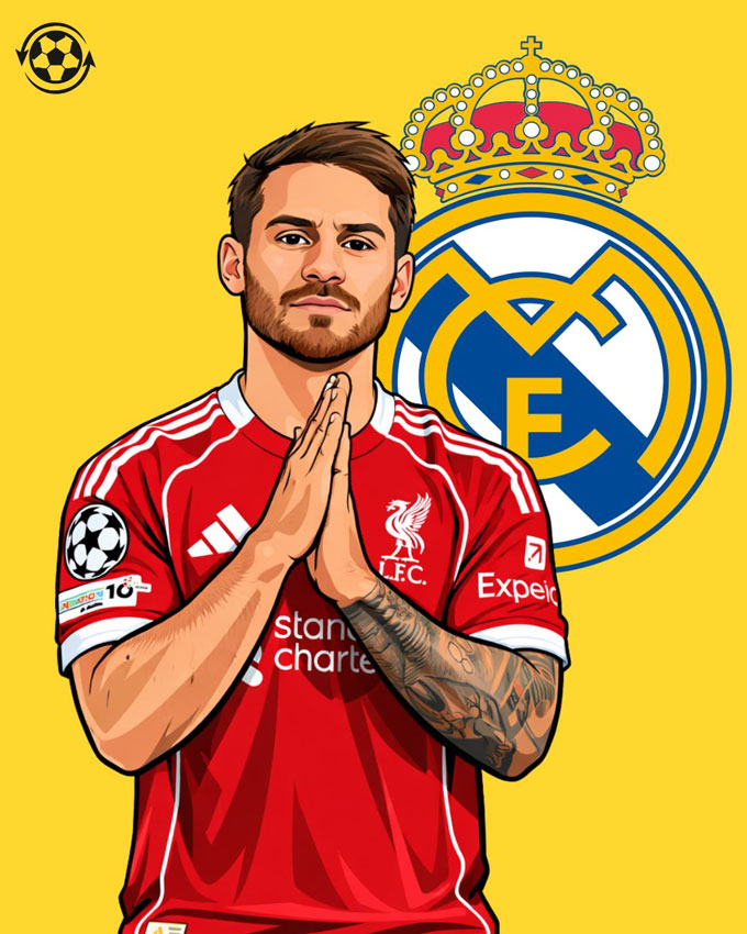 Mac Allister đang được liên hệ với Real