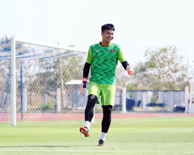 Văn Toản từng khoác áo ĐTQG trước đây. Ảnh: Đức Cường
