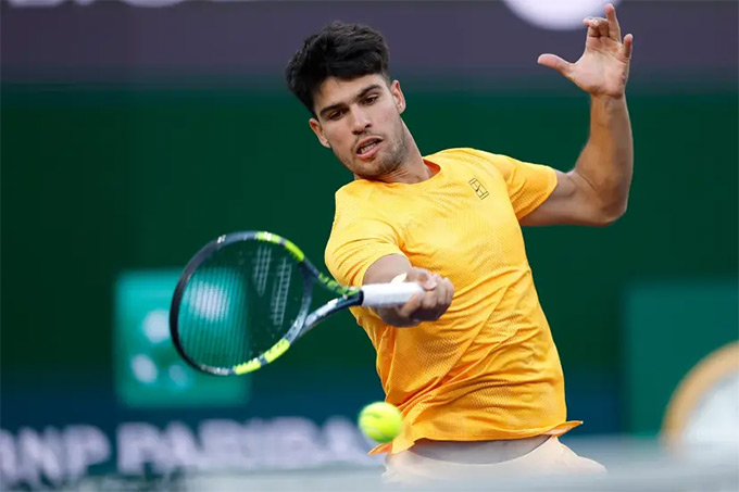 Alcaraz có mặt tại vòng 4 Indian Wells 2026