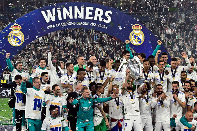 AI dự đoán Real sẽ vô địch Champions League 2025/26