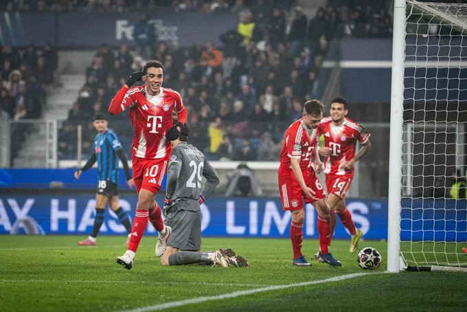 Bayern quá mạnh so với Atalanta