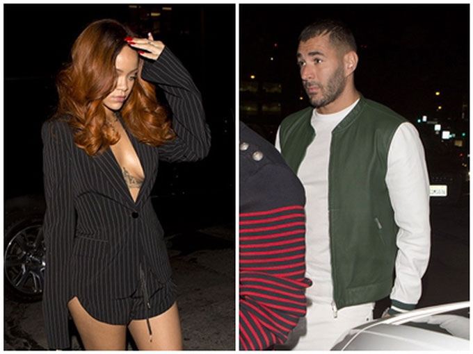 Rihanna từng cặp kè với Benzema 
