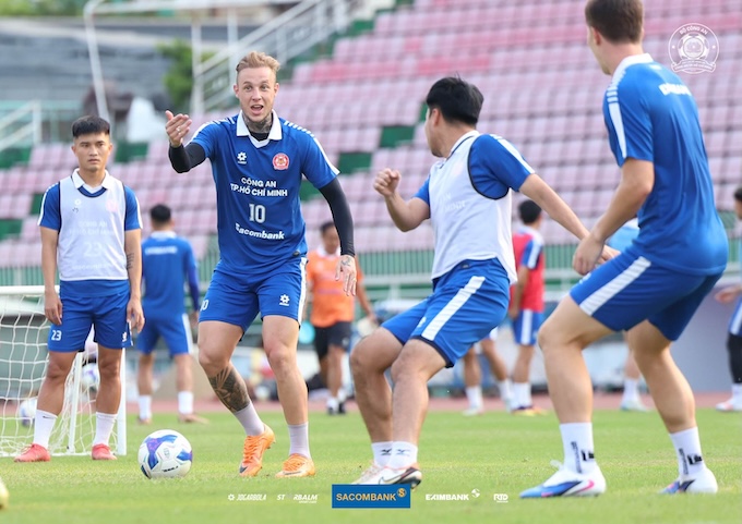 CATP.HCM đang quyết giành 3 điểm trên sân nhà. Ảnh: CTV