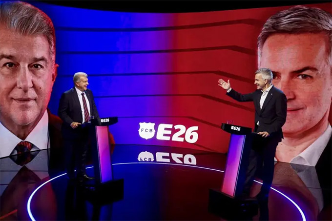 Màn khẩu chiến giữa hai ứng viên chủ tịch Barca vẫn đang diễn ra quyết liệt