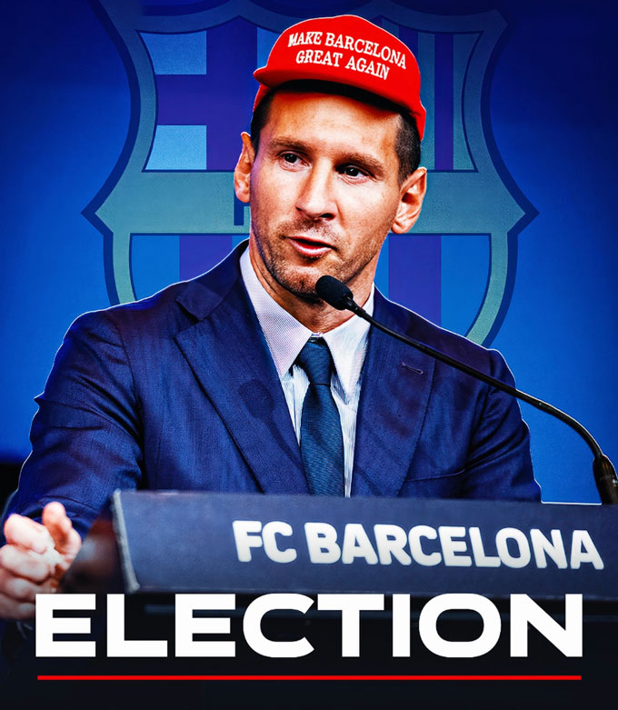 Messi có vai trò quan trọng trong cuộc bầu cử chủ tịch của Barca