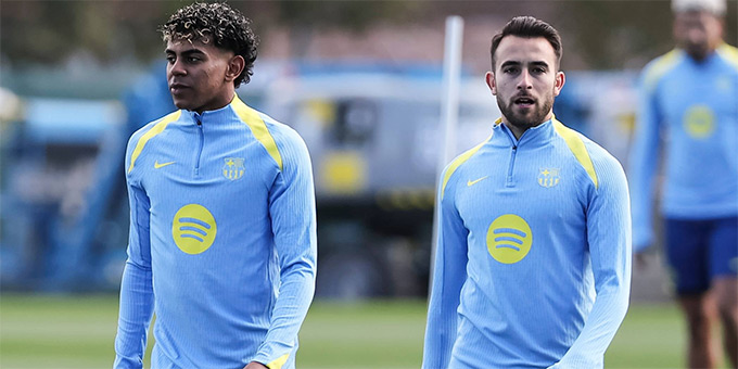 Yamal và Garcia đã sẵn sàng cho đại chiến với Sevilla