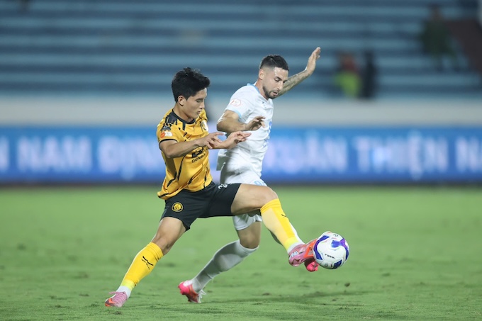 Thanh Hoá đã có một trận đấu rất ngoan cường trước Nam Định. Ảnh: Đức Cường