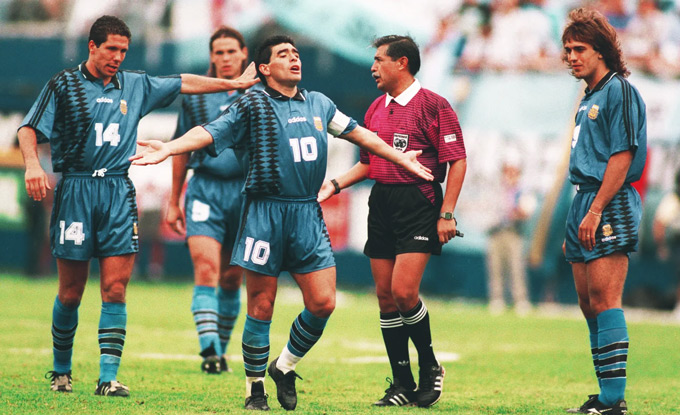 Maradona dính bê bối doping ở World Cup 1994