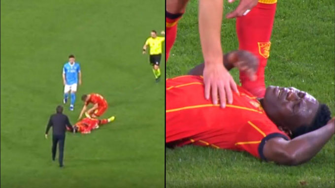 Banda gặp chấn thương nặng ở trận đấu với Napoli