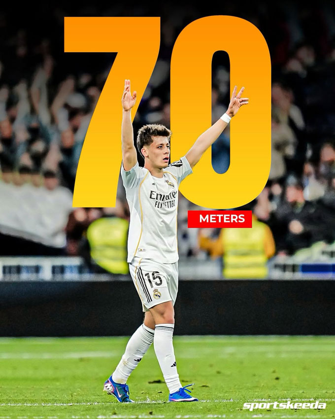 Siêu phẩm từ khoảng cách 70m giúp Guler cạnh tranh giải Puskas