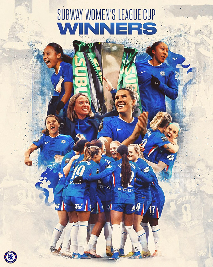 Nữ Chelsea bảo vệ thành công chức vô địch