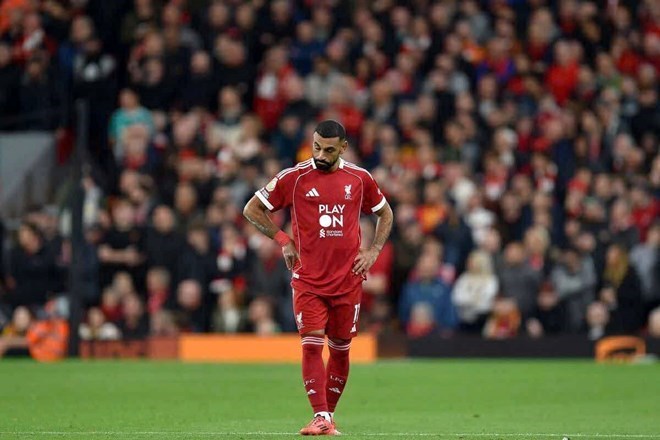 Salah chỉ ghi được 5 bàn ở Premier League mùa này, so với 29 bàn ở mùa trước