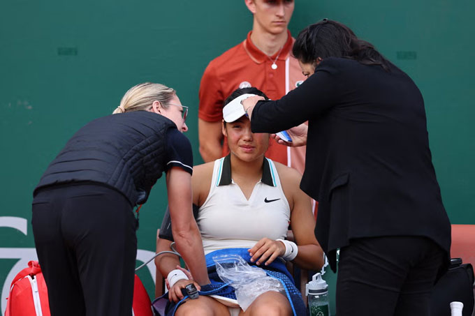 Raducanu vẫn chưa đạt 100% thể lực do dính virus