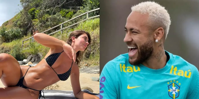 Neymar thả thính người mẫu Pauline Tantot