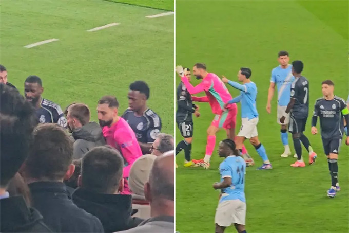 Va chạm đã nổ ra trong những phút cuối trận