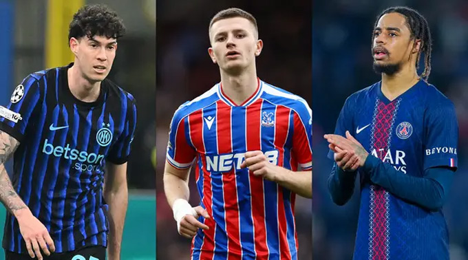 Alessandro Bastoni, Adam Wharton và Bradley Barcola