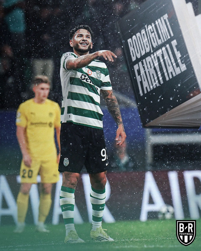 Sporting đã chấm dứt câu chuyện cổ tích của Bodo/Glimt đồng thời tự đưa mình vào lịch sử. Ảnh: Bleacher Report