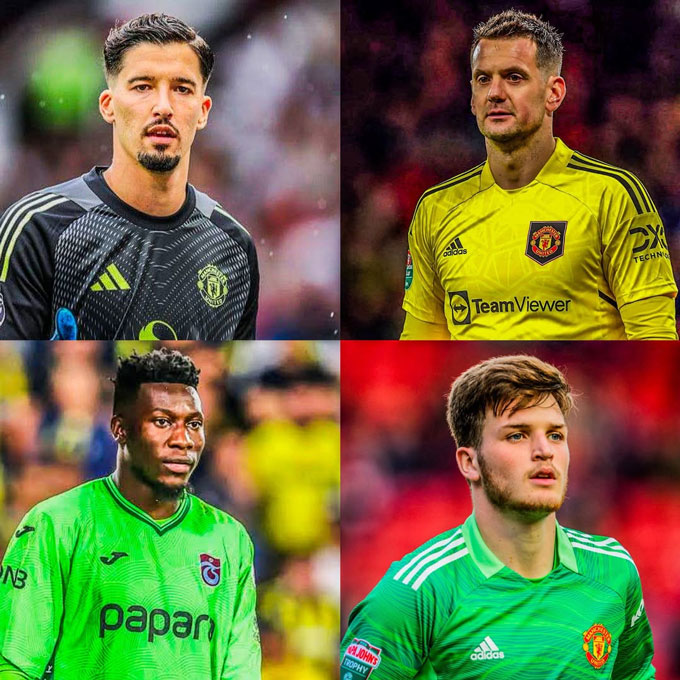 MU có thể đẩy đi 4 thủ môn ở hè 2026. Ảnh: Facebook