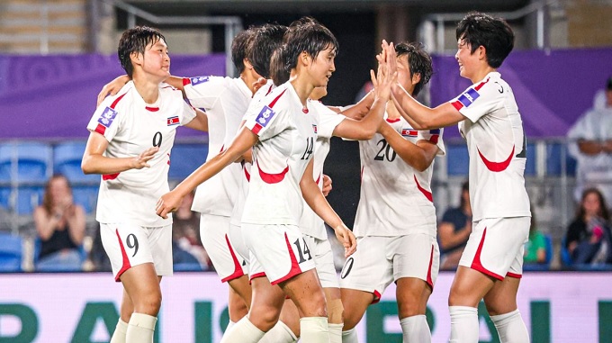ĐT nữ Triều Tiên đã giành vé dự World Cup nữ 2027