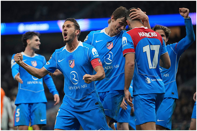 Atletico Madrid đánh bại Tottenham để vào tứ kết