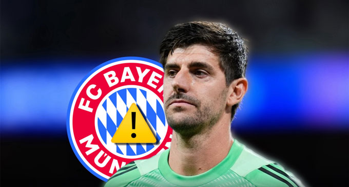Courtois nguy cơ vắng mặt ở cả 2 lượt trận ở tứ kết với Bayern