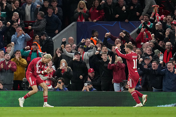Liverpool tạo nên cuộc ngược dòng đáng nhớ nhờ bản lĩnh