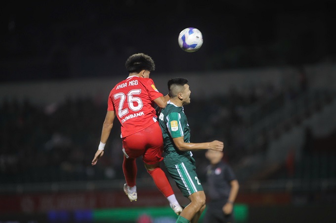 Ngô Đăng Khoa (Khoa Ngô) ghi bàn thắng từ chấm 11m để đem đến chiến thắng cho CA TP.HCM