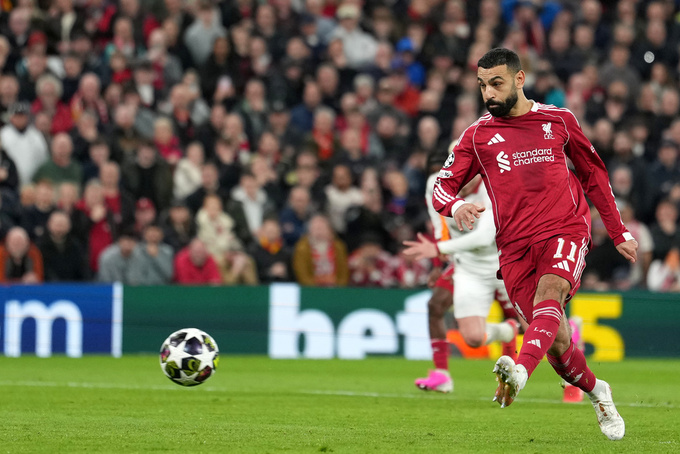 Mohamed Salah thi đấu rất tốt trong chiến thắng 4-0 của Liverpool trước Galatasaray