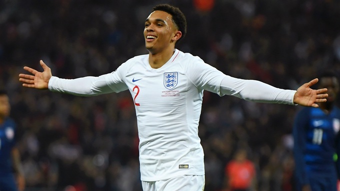 Trent Alexander-Arnold sẽ là sự lựa chọn số 1 cho vị trí hậu vệ phải của ĐT Anh?