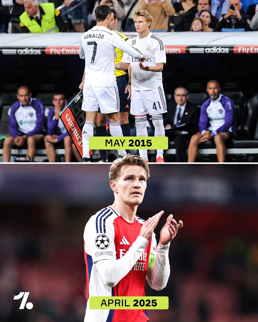 Martin Odegaard, suýt chút nữa đã gia nhập Pháo thủ khi mới 16 tuổi năm 2015 và giờ đã là thủ quân của Arsenal
