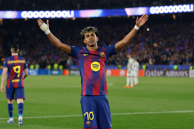 Lamine Yamal có thể coi là một “siêu cổ phiếu” của Barca. Ảnh: AP