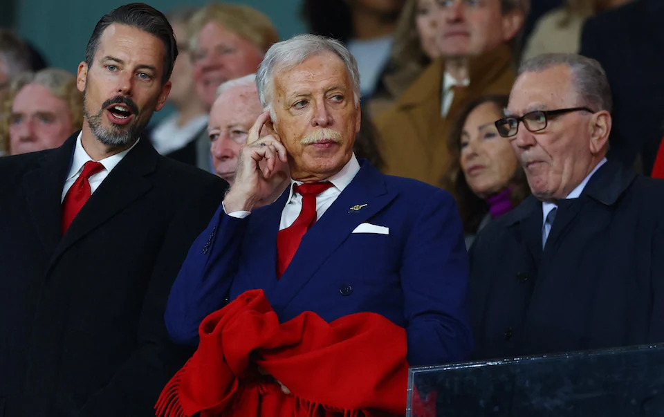 Sếp sòng Stan Kroenke không xuất hiện tại CLB từ tháng 10/2024