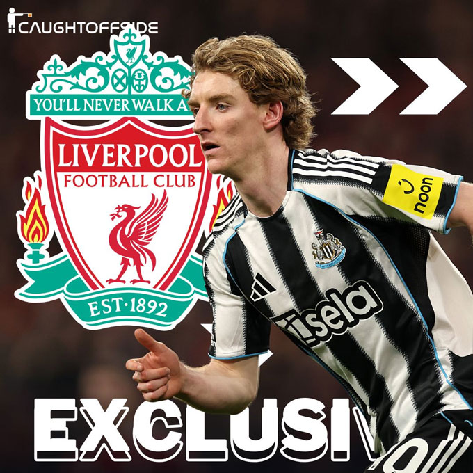 Liverpool rất muốn chiêu mộ Gordon ở hè 2026. Ảnh: Twitter