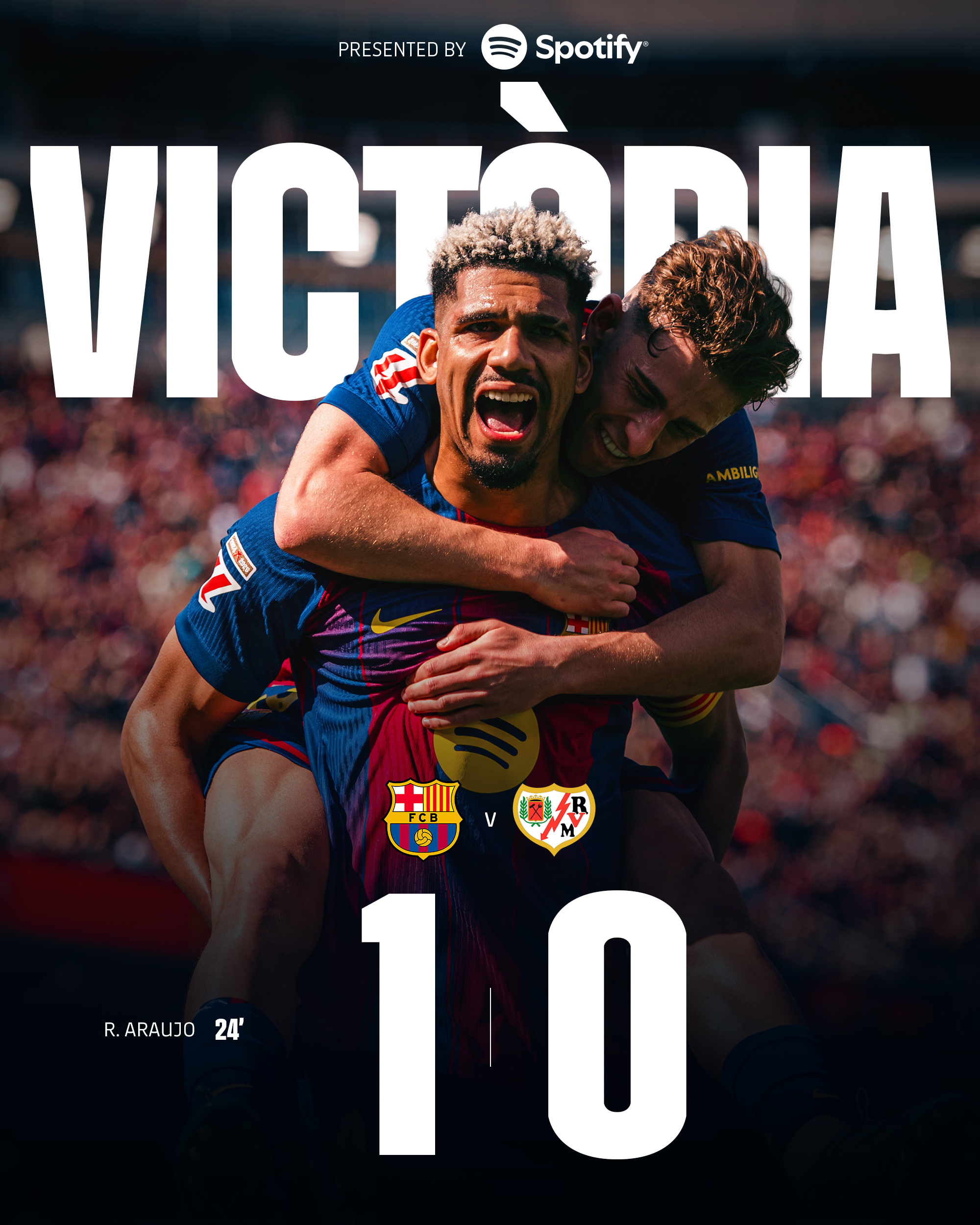 Barca chật vật thắng Vallecano 1-0 - Ảnh: FC Barcelona  @FCBarcelona_es