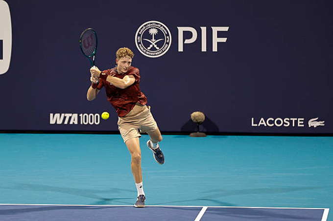 Martin Landaluce lần đầu vào vòng bốn giải Masters tại Miami. Ảnh: ATP