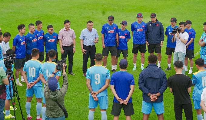 Chủ tịch VFF Trần Quốc Tuấn nhấn mạnh, trận đấu với Malaysia là rất quan trọng 