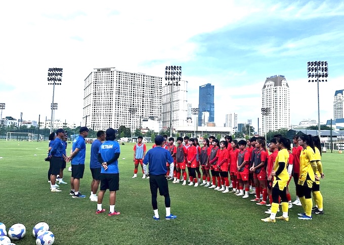 ĐT U17 nữ Việt Nam tập trung từ 23/3 để chuẩn bị cho giải châu Á. Ảnh: VFF