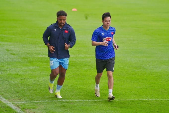 Xuân Son hiện đang gặp chấn thương và đây là điều lo lắng với HLV Kim Sang Sik. Ảnh - Minh Tuấn