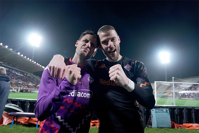 De Gea tỏa sáng với những pha cứu thua xuất sắc cho Fiorentina