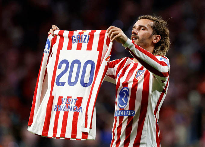 Griezmann đã có những năm tháng đáng nhớ ở Atletico - Ảnh: @laligaa_neews