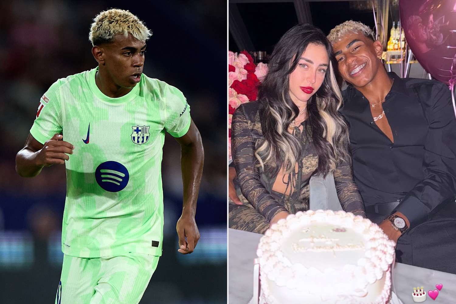 Nicole và Yamal từng có thời gian gắn bó - Ảnh: @LifeOfBoch