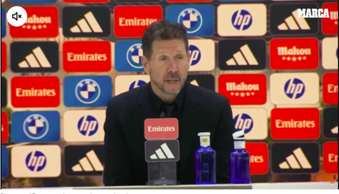 Simeone nhấn mạnh rằng Atletico chơi chưa đủ tốt