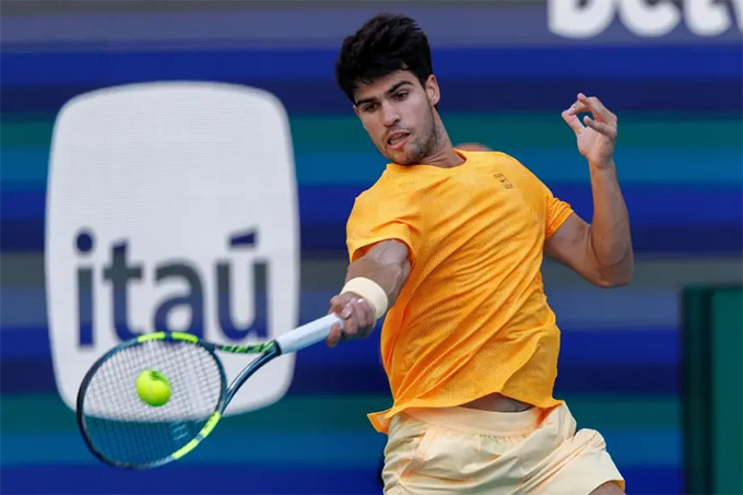 Alcaraz đang sa sút khi bị loại ở cả 2 giải đấu gần nhất trên đất Mỹ