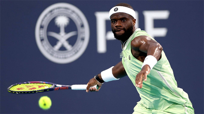 Frances Tiafoe sẽ chơi trận tứ kết Masters thứ năm trong sự nghiệp. Ảnh: ATP