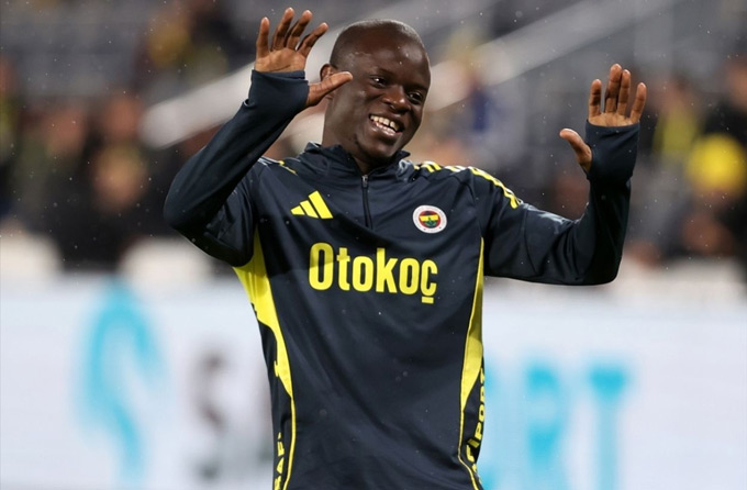 Kante đang tỏa sáng trong màu áo Fenerbahce và tiếp tục được triệu tập lên tuyển Pháp