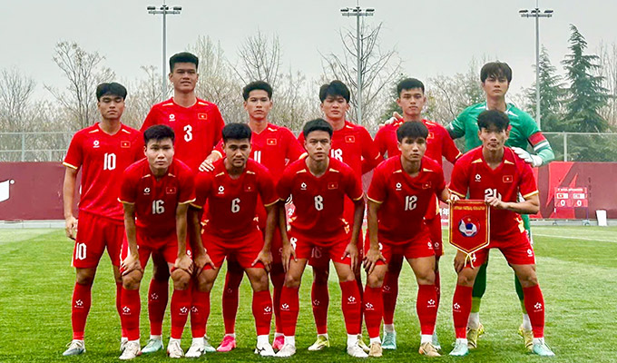 Đội hình ra sân của U23 Việt Nam 