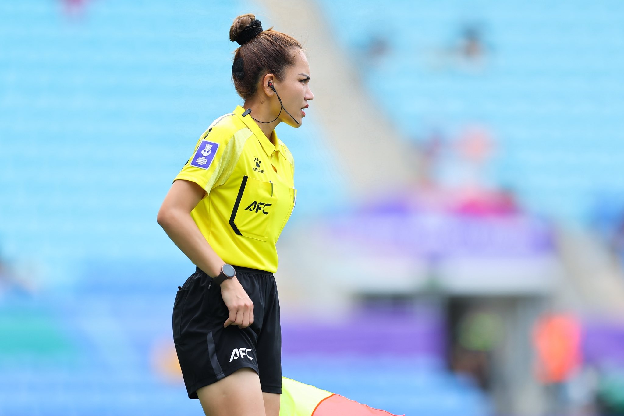 Nữ trọng tài Hà Thị Phượng - Ảnh: FBNV