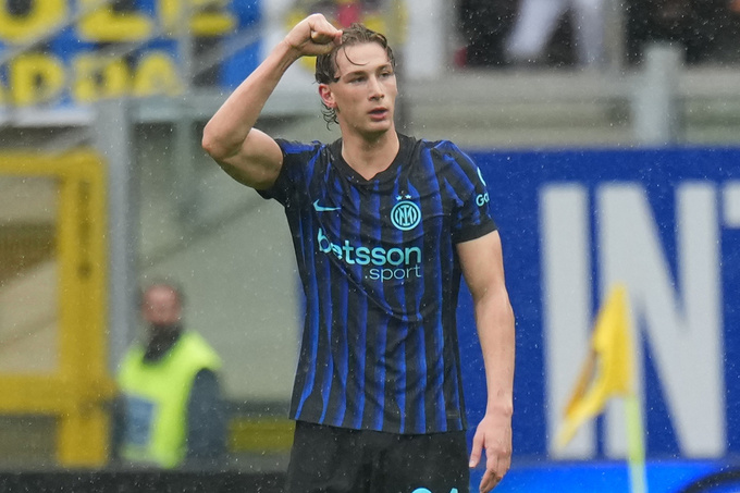 Tiền đạo Pio Esposito đang có phong độ rất cao trong màu áo Inter