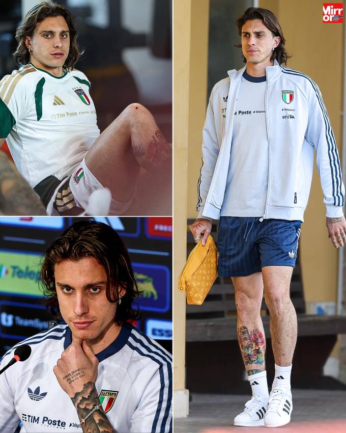 Calafiori tập luyện với đội tuyển Italia